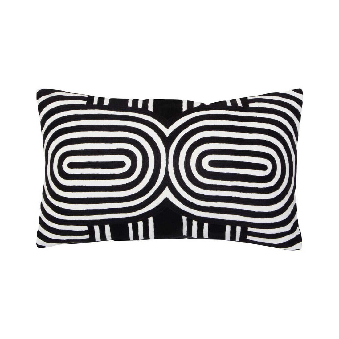 Bosie Ozella Black And White Cushion