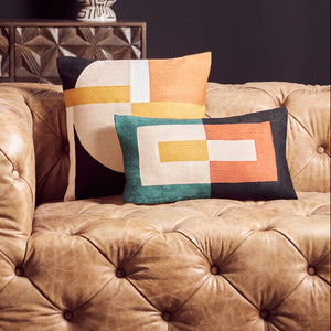Multi Coloured Rectangular Cushion | Bosie Ozella