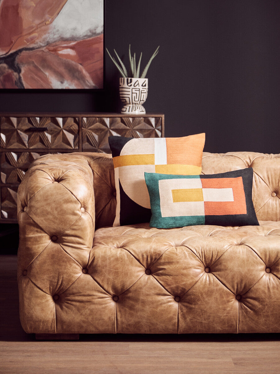 Bosie Ozella Multi Coloured Rectangular Cushion