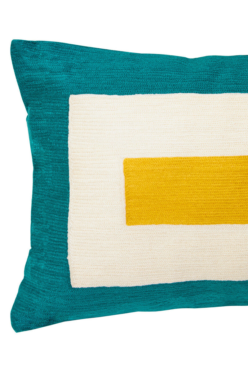 Bosie Ozella Multi Coloured Rectangular Cushion