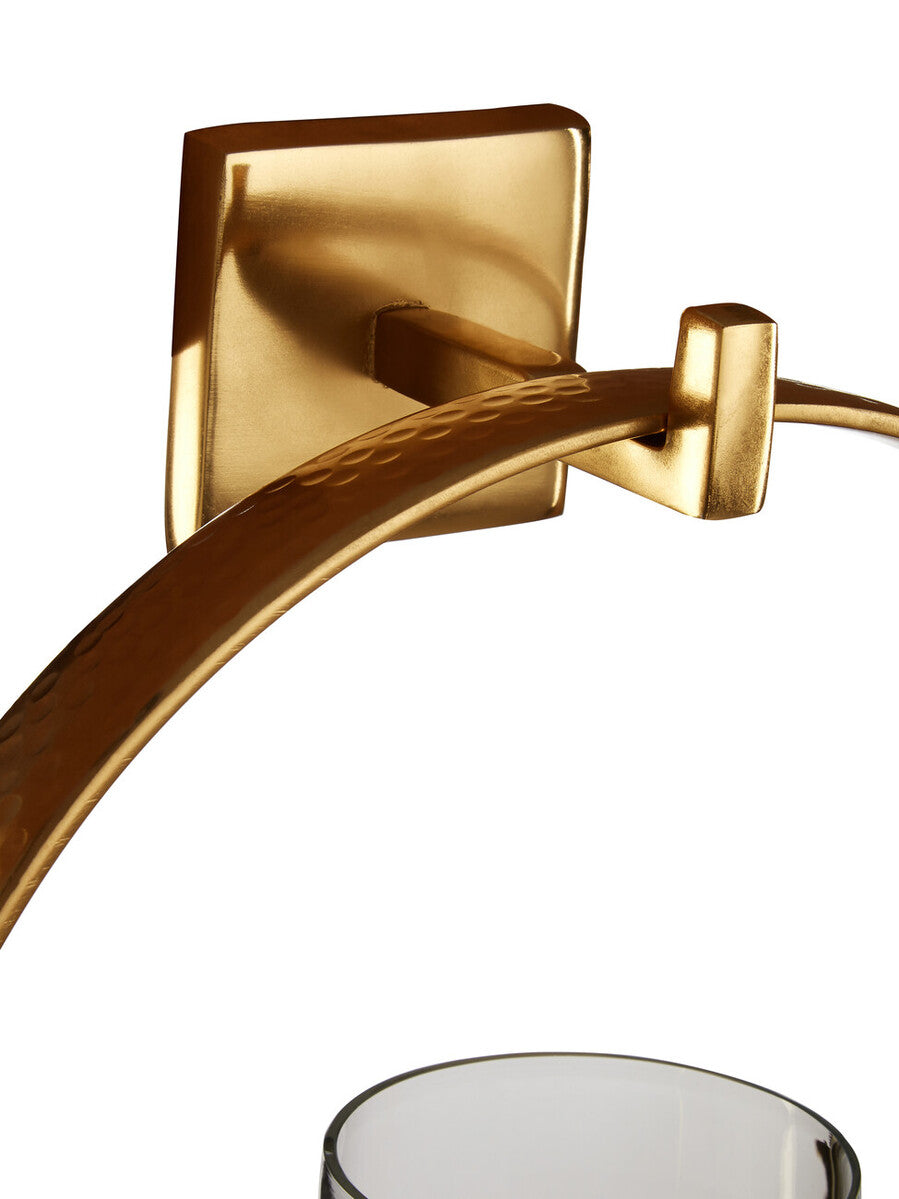 Cirqua Gold Finish Wall Sconce
