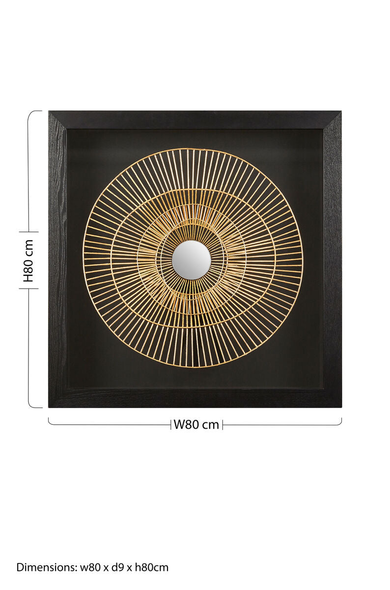 Modello Gold And Black Wall Art - Image 5