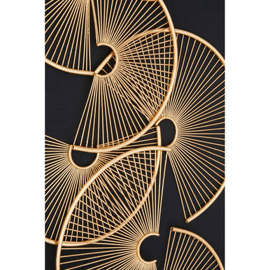 Modello Metal Fan Framed Wall Art