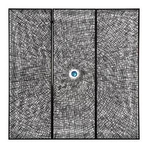 Modello Wood Carving And Circle Wall Art