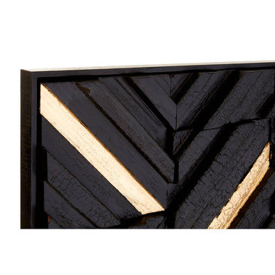 Modello Black Wood Carving Wall Art - Image 4