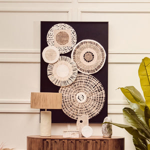 Modello Natural And black Paper Design Wall Art