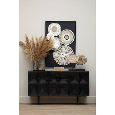 Modello Natural And black Paper Design Wall Art - Image 12
