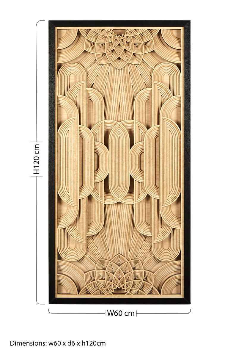 Modello Deco Wood Carving Wall Art - Image 11