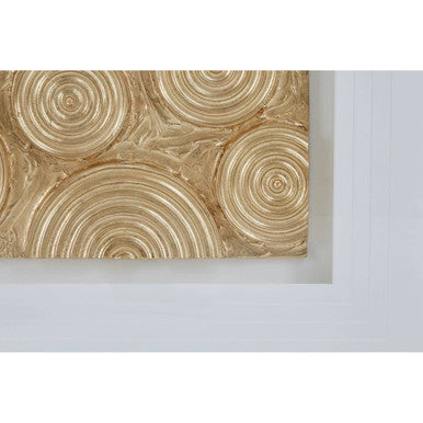 Nason Gold Disc Design Wall Art - Image 4