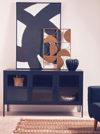 Trento Gold Finish Semicircle Wall Art