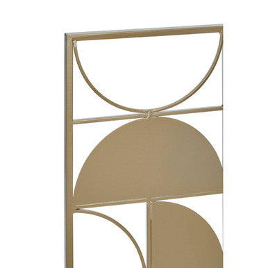 Trento Gold Finish Semicircle Wall Art