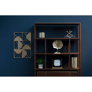 Trento Black Finish Semicircle Design Wall Art