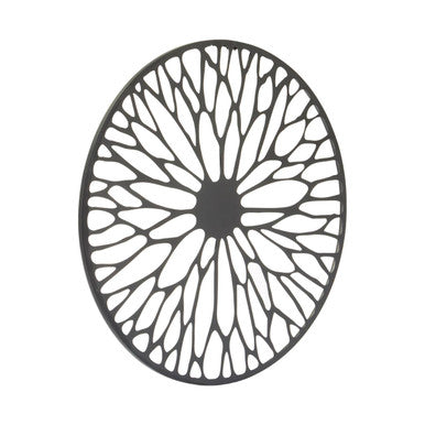 Trento small Black Floral Design Wall Art