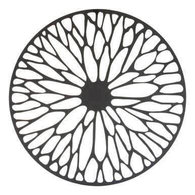 Trento small Black Floral Design Wall Art