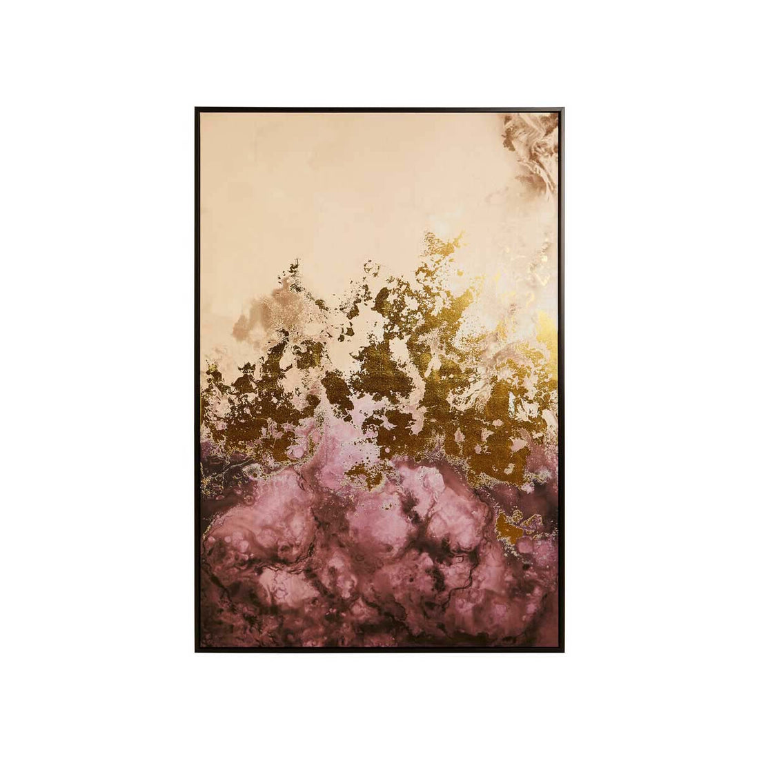Astratto Cream And Mauve Wall Art