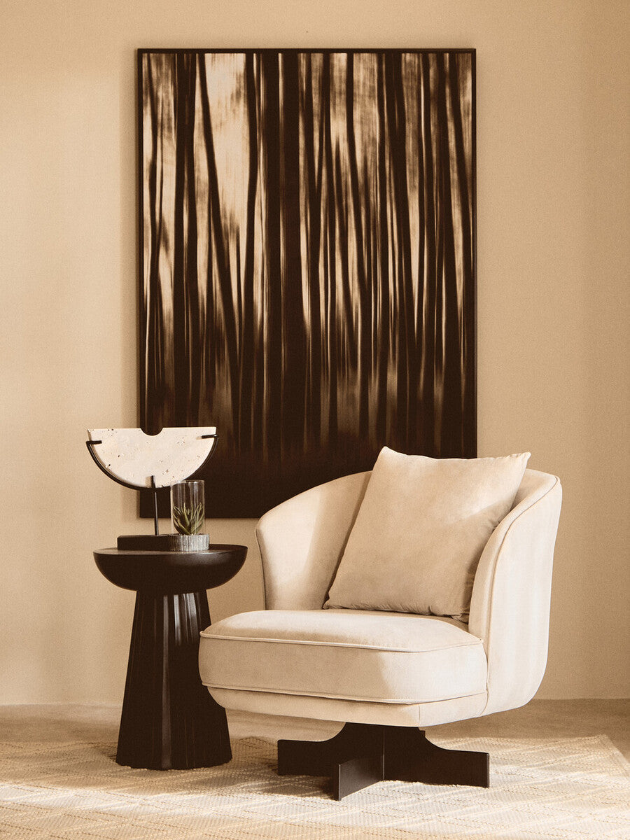 Astratto Black And Natural Classic Wall Art