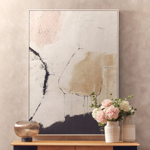 Astratto Natural and Pink Abstract Wall Art