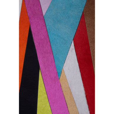 Safira Genuine Leather Striped Wall Art - Image 5