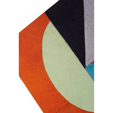 Safira Genunie Leather Abstract Wall Art