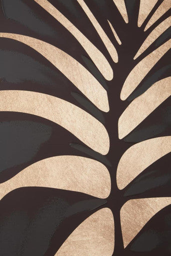 Astratto Canvas Black Leaf Design Wall Art - Image 8