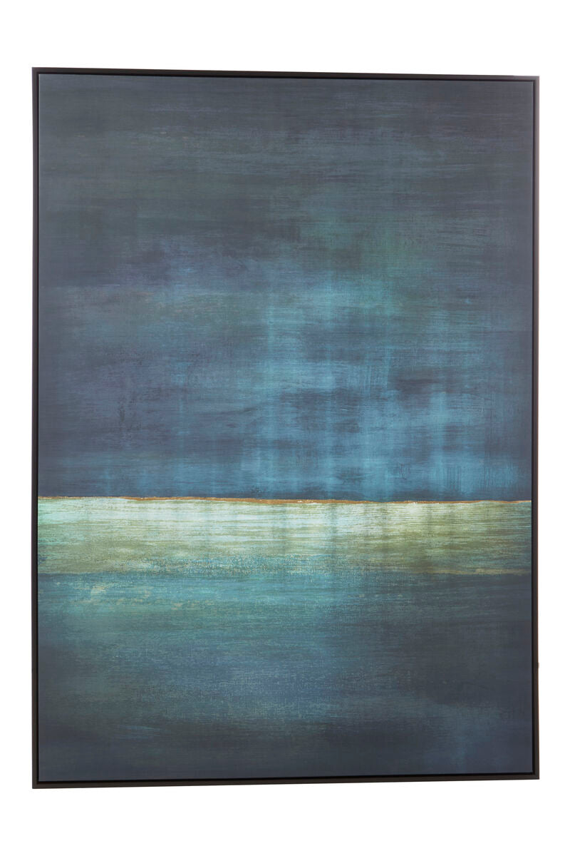 Astratto Canvas Teal Wall Art