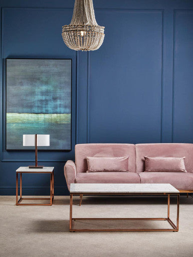 Astratto Canvas Teal Wall Art