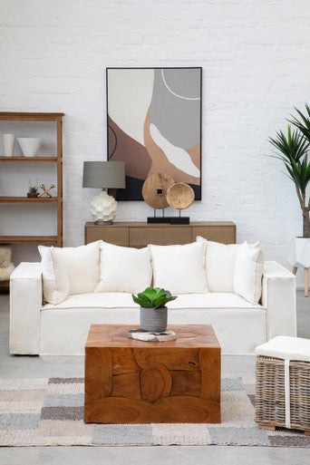 Astratto Neutral Abstract Canvas Wall Art - Image 8