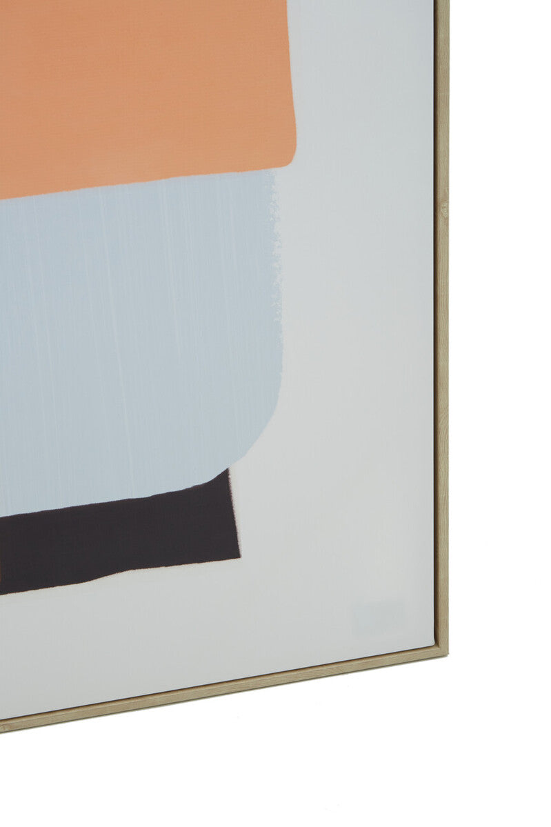 Astratto Multi Coloured Canvas Wall Art