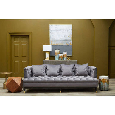 Astratto Grey and Gold Foil Wall Art - Image 4