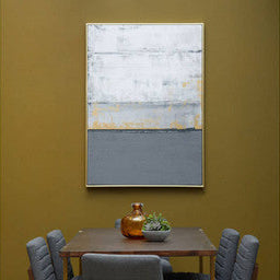 Astratto Grey and Gold Foil Wall Art