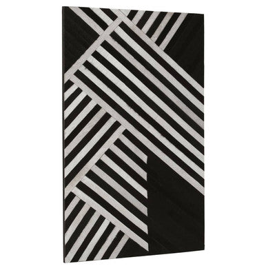 Safira Black And White Abstract Wall Art