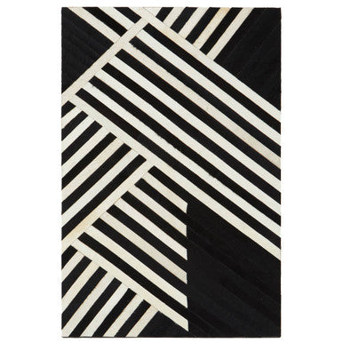 Safira Black And White Abstract Wall Art