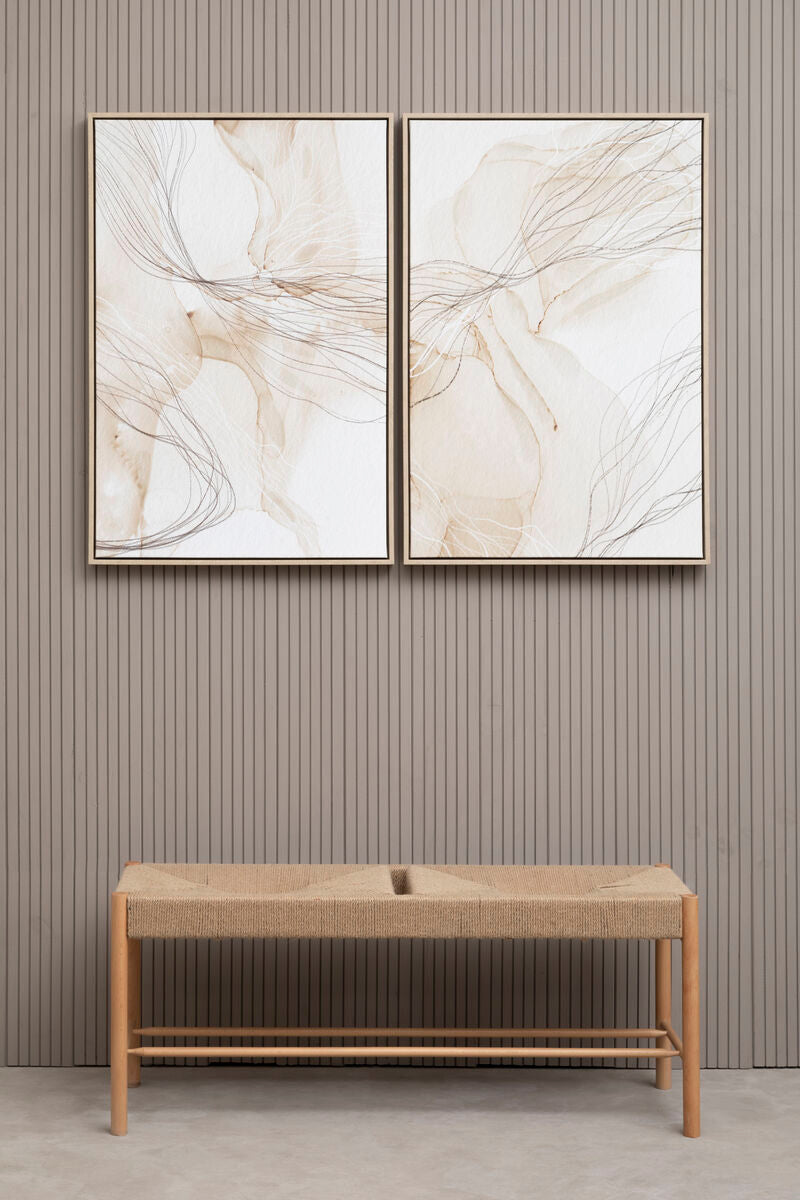 Astratto Set of Two Natural Abstract Wall Art