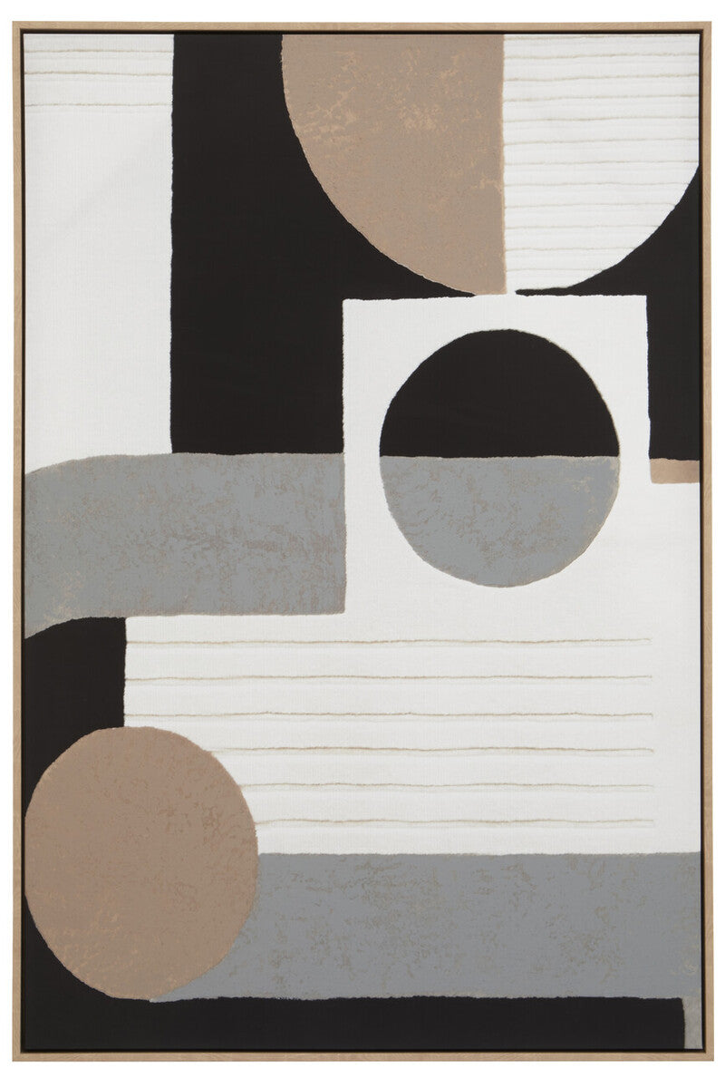 Astratto Abstract Wall Art with Geometric Design - Image 3