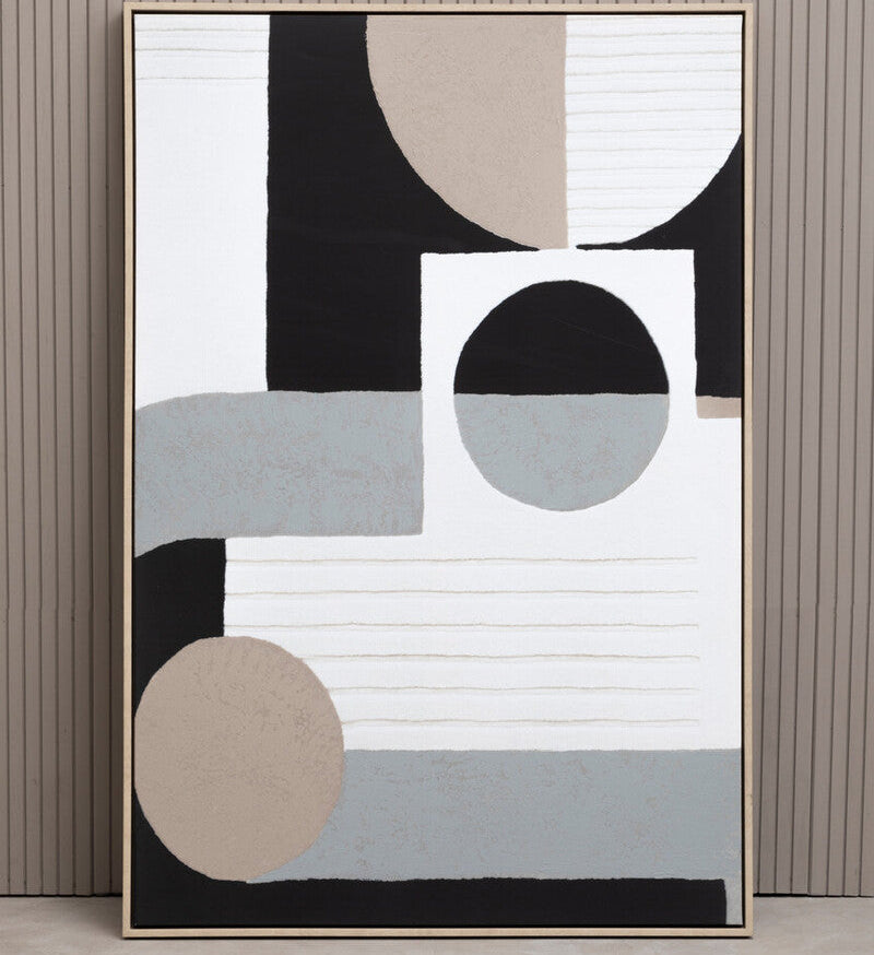 Astratto Abstract Wall Art with Geometric Design - Image 1