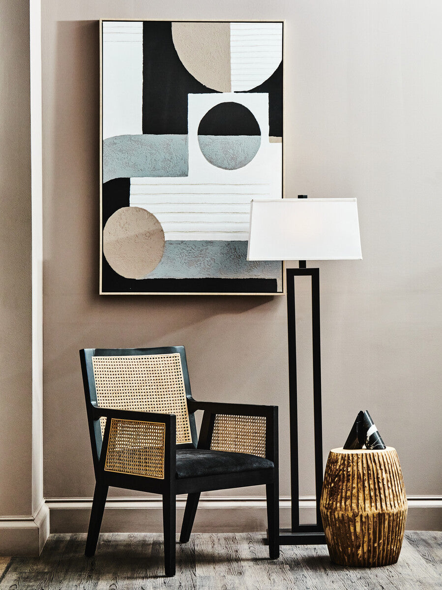 Astratto Abstract Wall Art with Geometric Design - Image 2