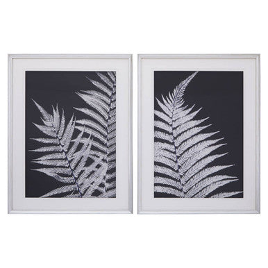 Nason Set Of Two Leaf Print Wall Art