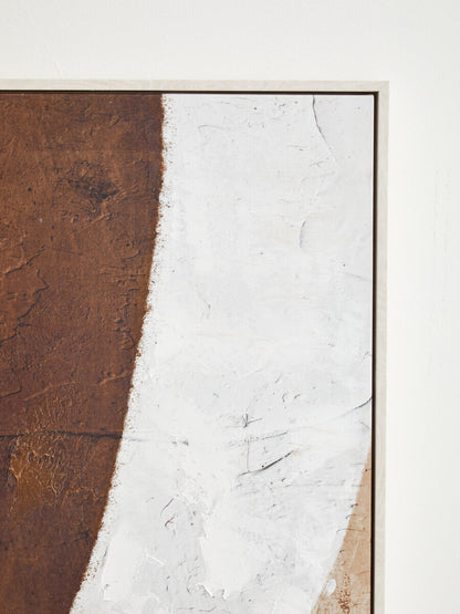 Astratto Brown and Natural Textured Wall Art