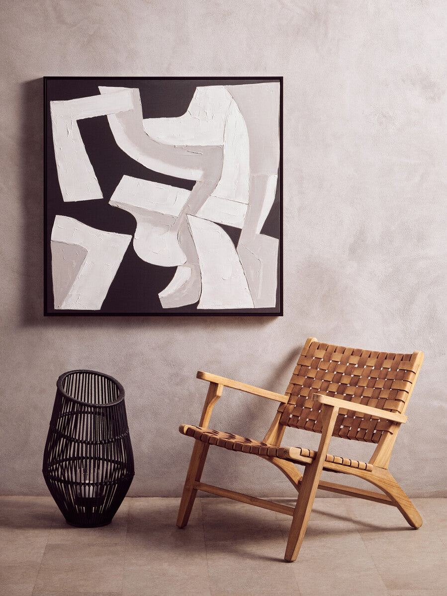 Astratto Monochrome Abstract Textured Wall Art - Image 7