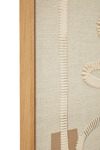 Astratto Set Of 2 Neutral Multi Colour Wall Art