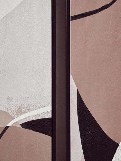 Astratto Set Of 2 Multi Colour Textured Wall Art