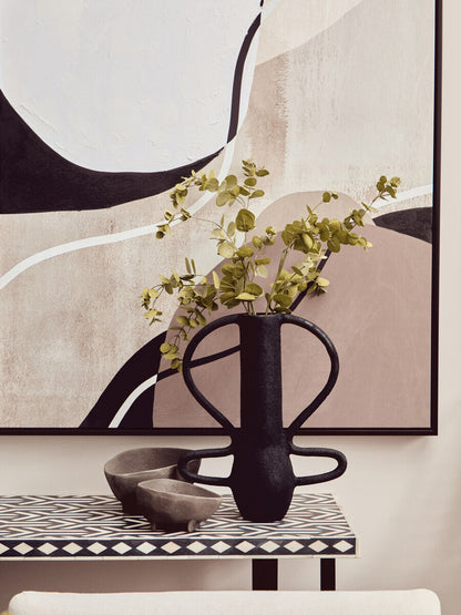 Astratto Set of 2 Abstract Earthy Tones Canvas Wall Art