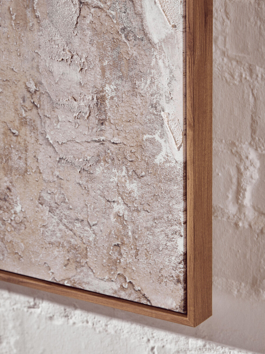 Astratto Set Of 2 Neutral Hued Textured Wall Art