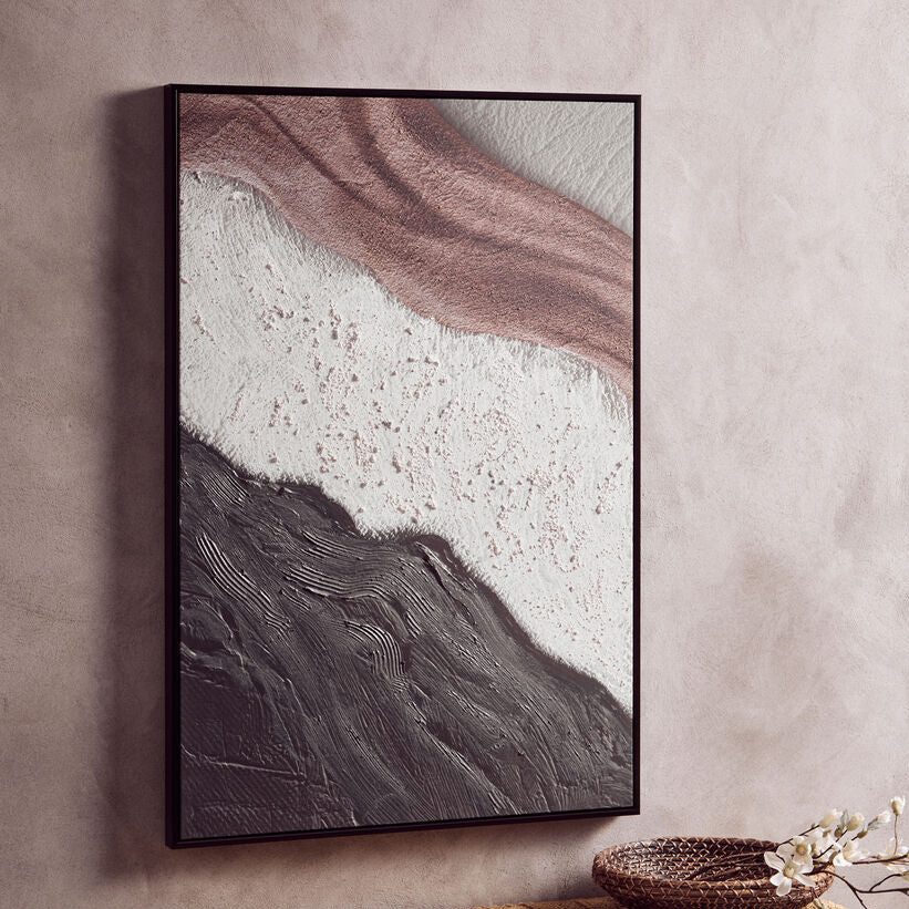 Astratto Earthy Tones Textured Wall Art - Image 1