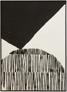 Astratto Black and White Abstract Textured Wall Art