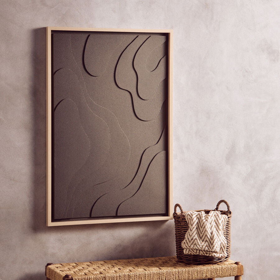 Astratto 3D Effect Green Wall Art - Image 1