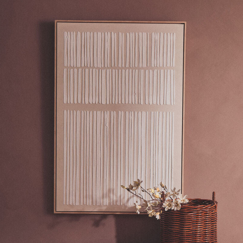 Astratto Natural Textured Canvas Wall Art - Image 1