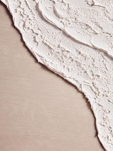 Astratto Canvas Natural And White Textured Plaster Wall Art