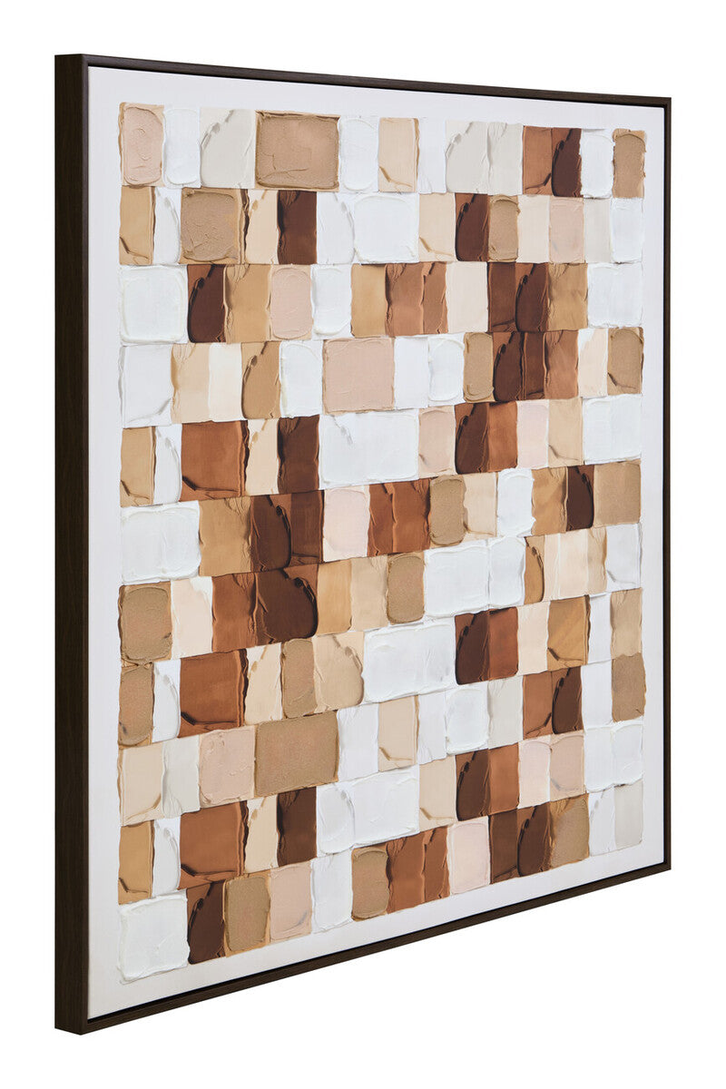 Astratto Textured Wall Art in Neutral Tones