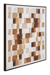 Astratto Textured Wall Art in Neutral Tones